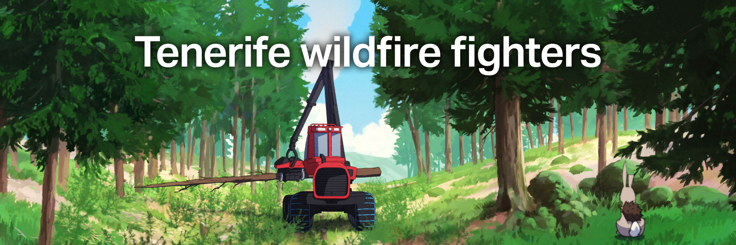 Tenerife wildfire fighters