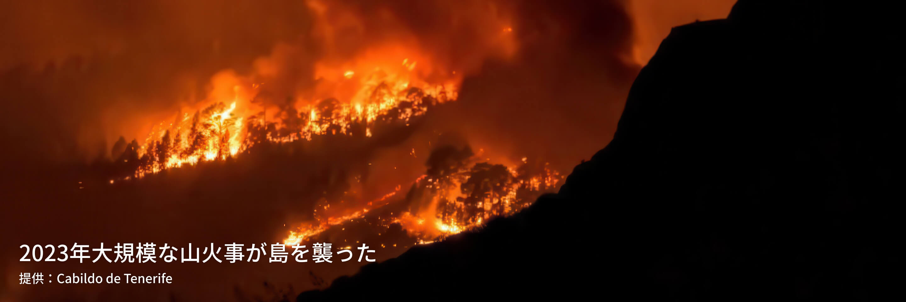 2023年大規模な山火事が島を襲った